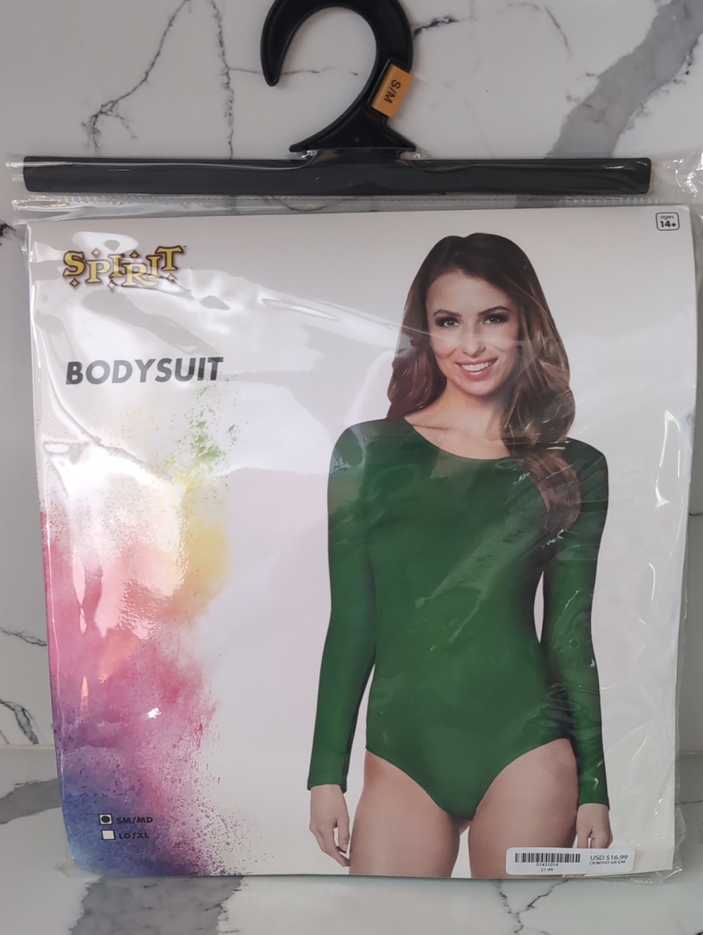 Spirit Halloween Women's Bodysuit Green Size Small/Medium NWT
